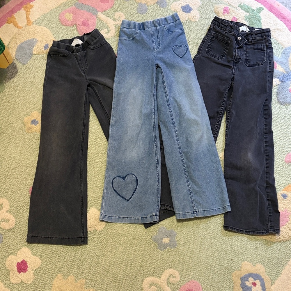 H&M Kids/Girls Black Jeans Bundle